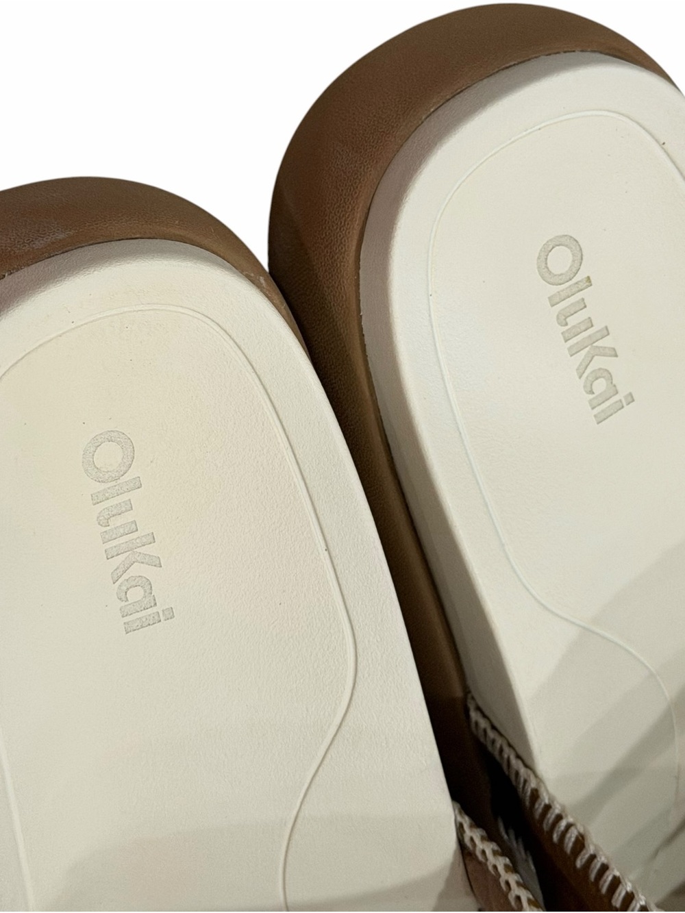 OluKai Pae Women’s 10 US Sandals Slide Leather Brown 20441-34WS S5 - Picture 5 of 7